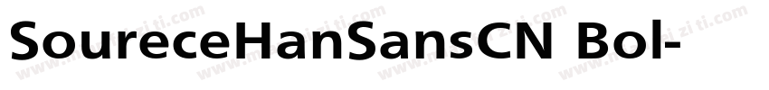SoureceHanSansCN Bol字体转换